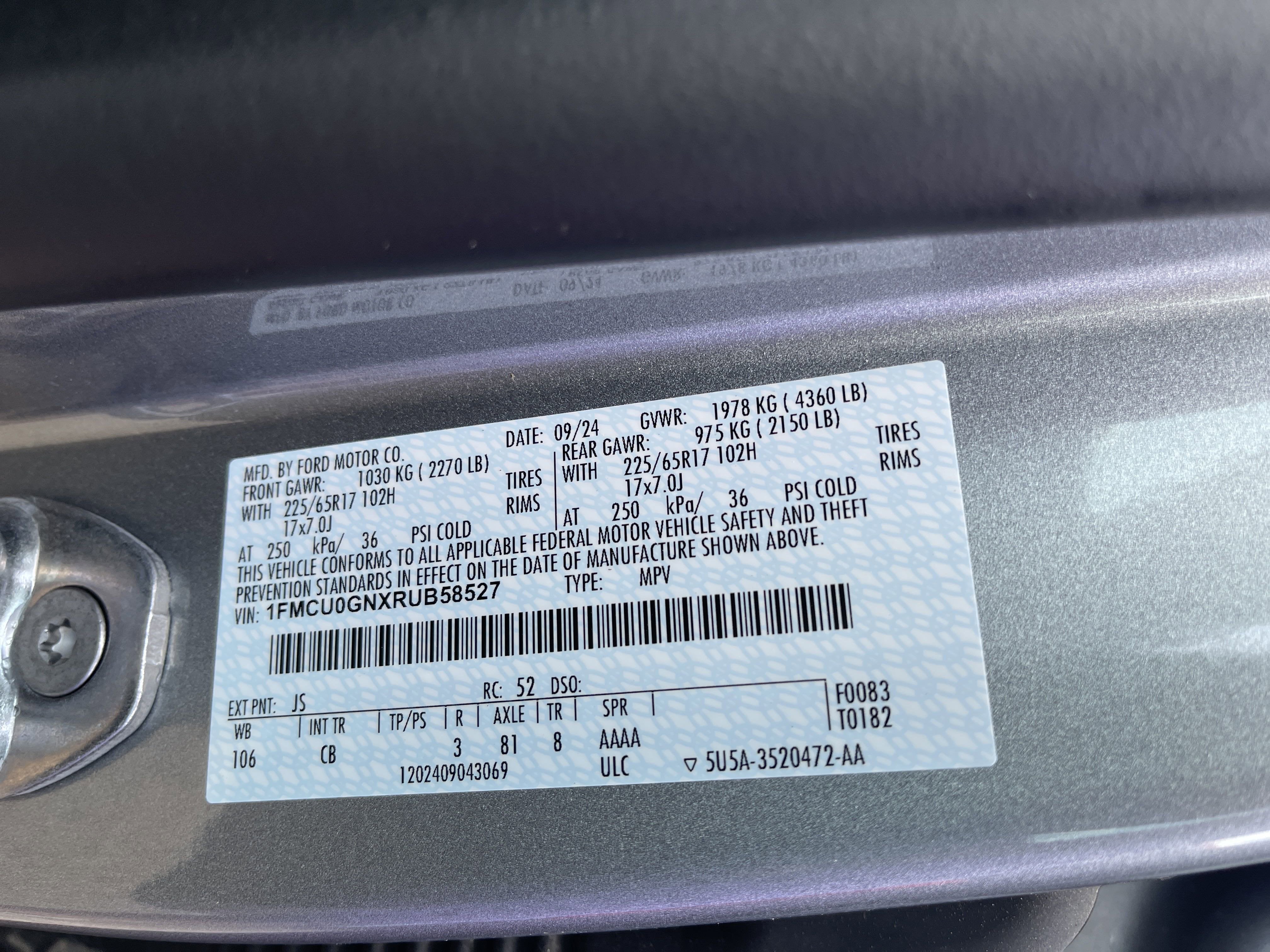 2024 Ford Escape Active