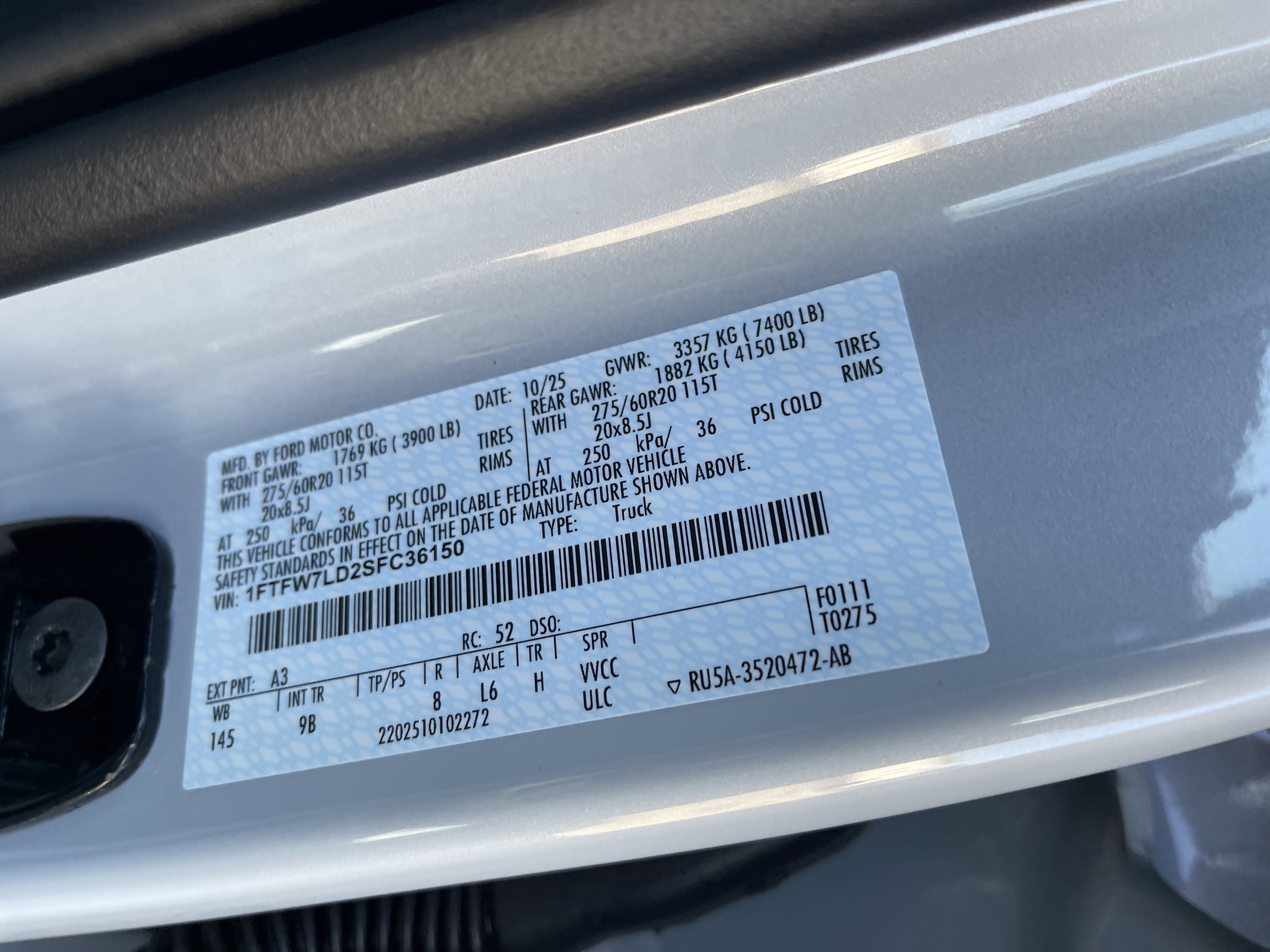 2025 Ford F-150 Platinum