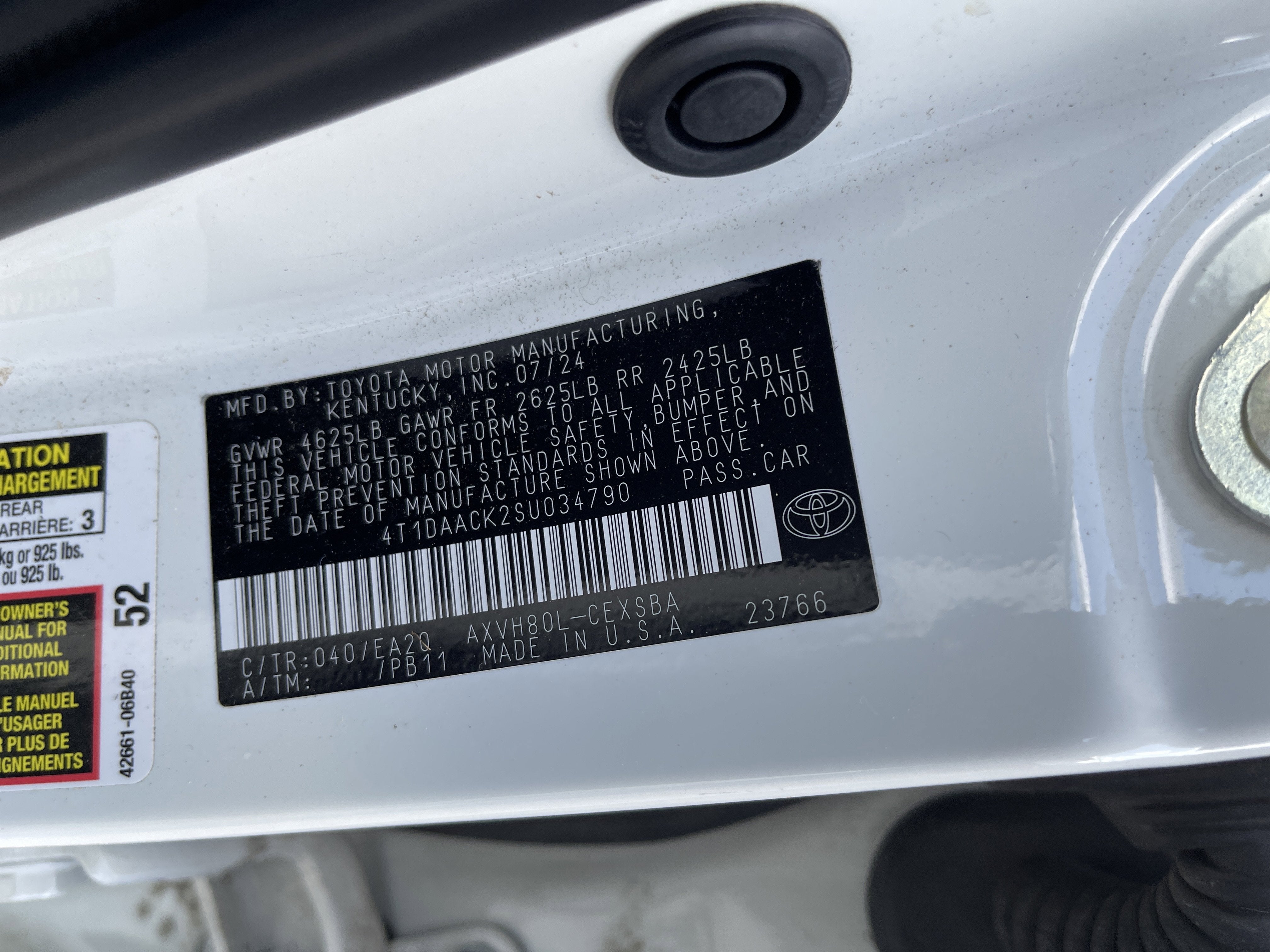 2025 Toyota Camry SE