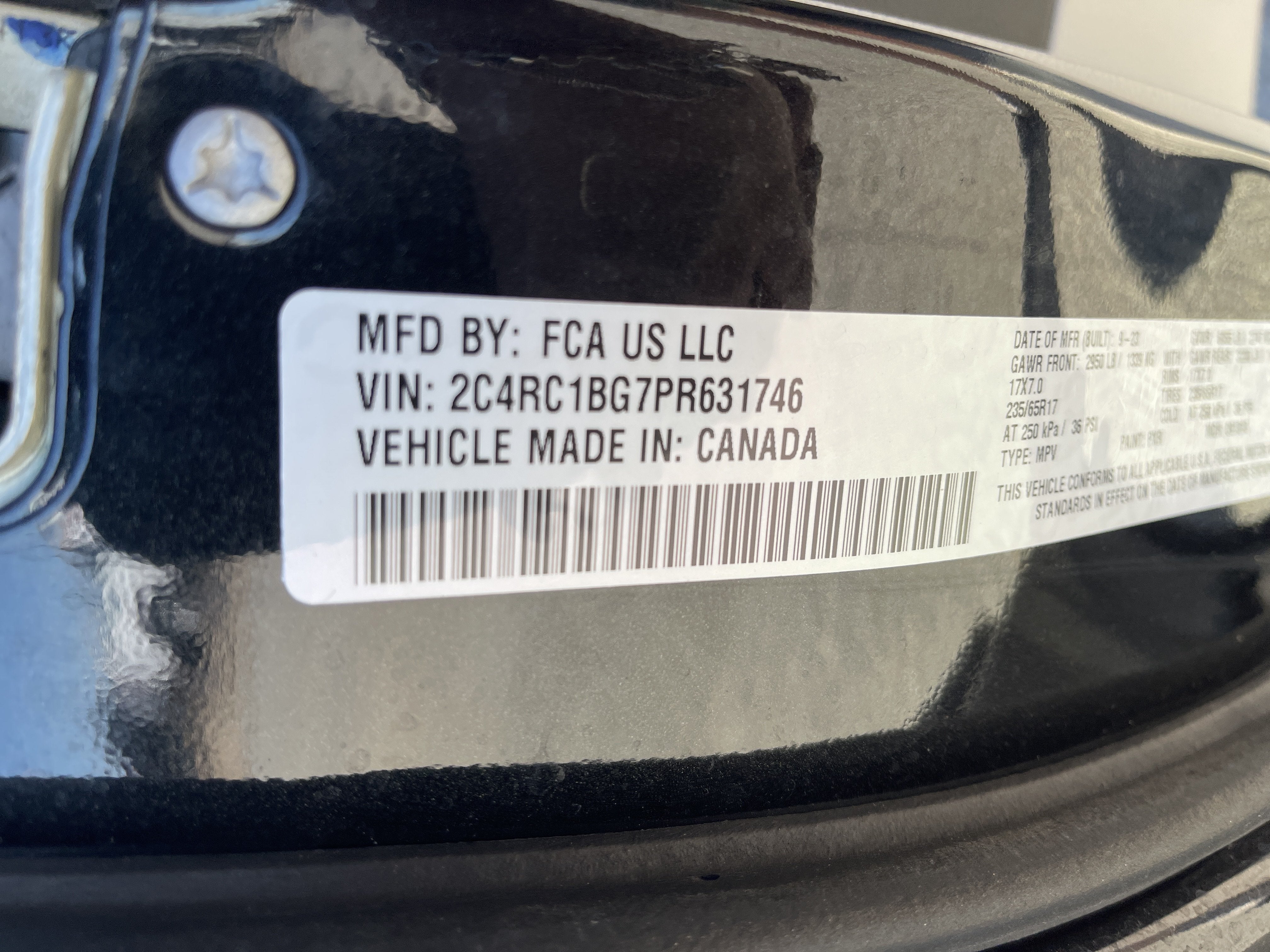 2023 Chrysler Pacifica Touring L