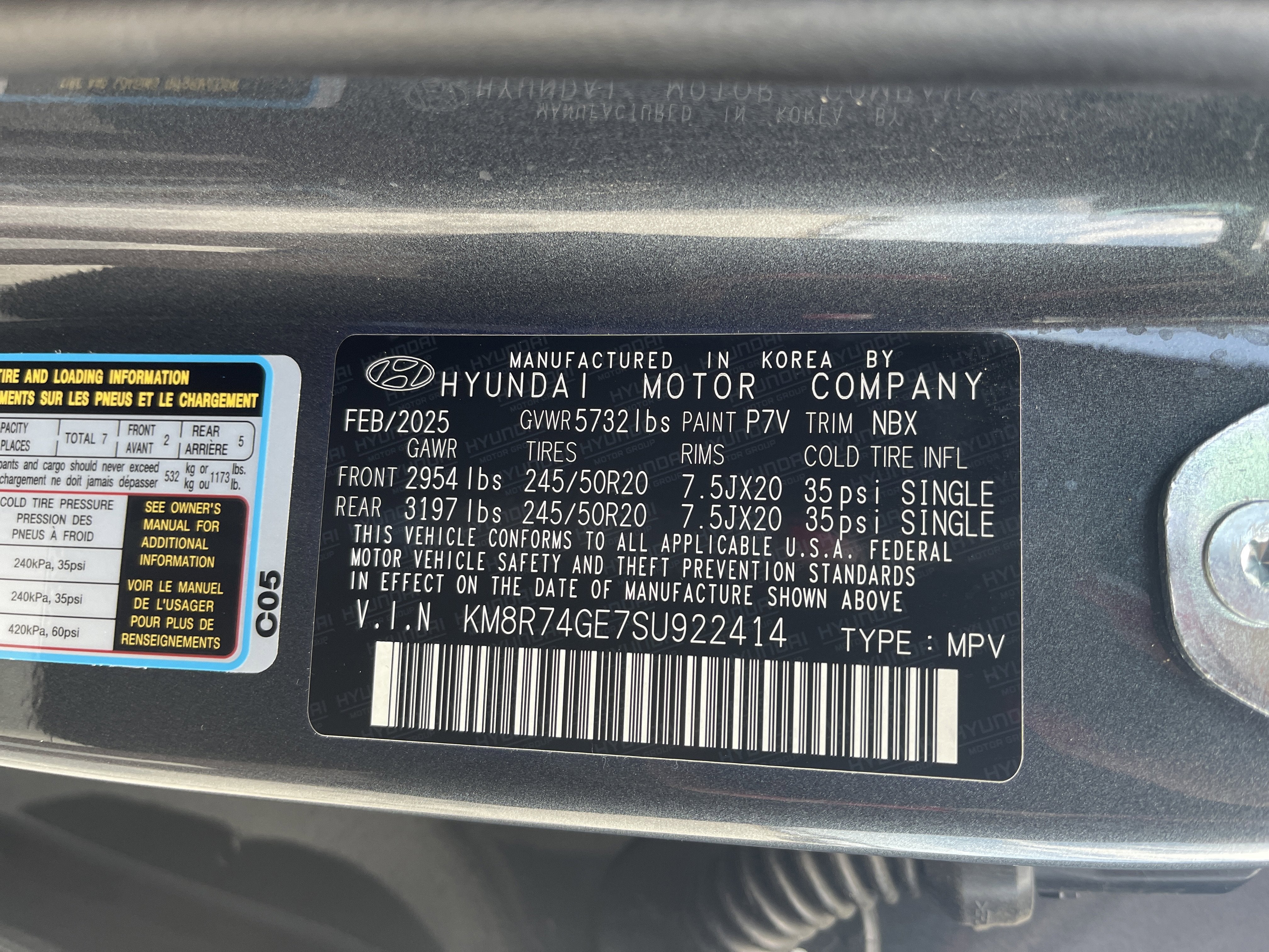 2025 Hyundai Palisade Calligraphy