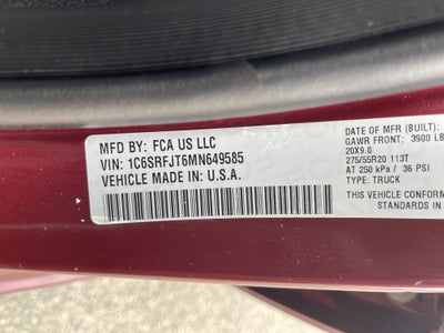 2021 RAM 1500 Laramie