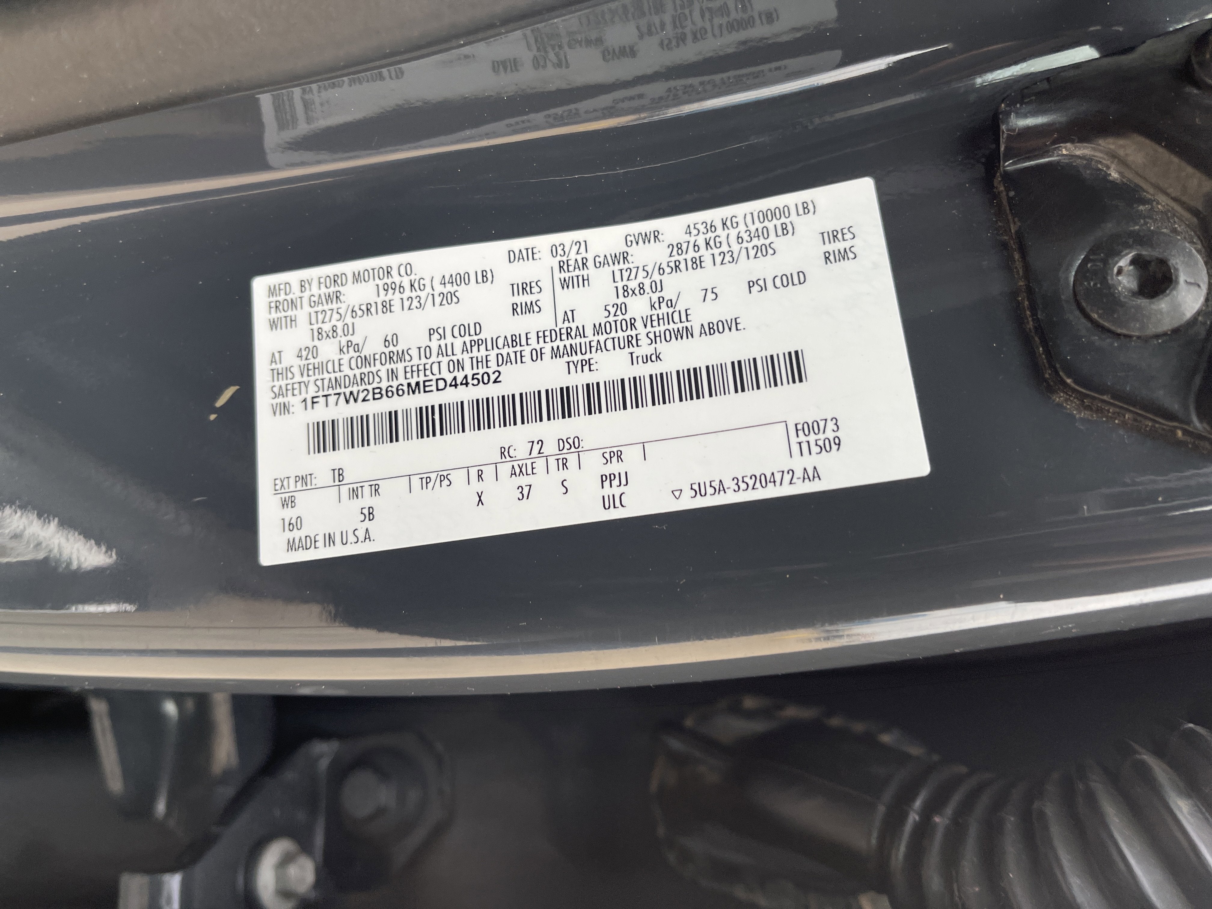 2021 Ford Super Duty F-250 SRW LARIAT