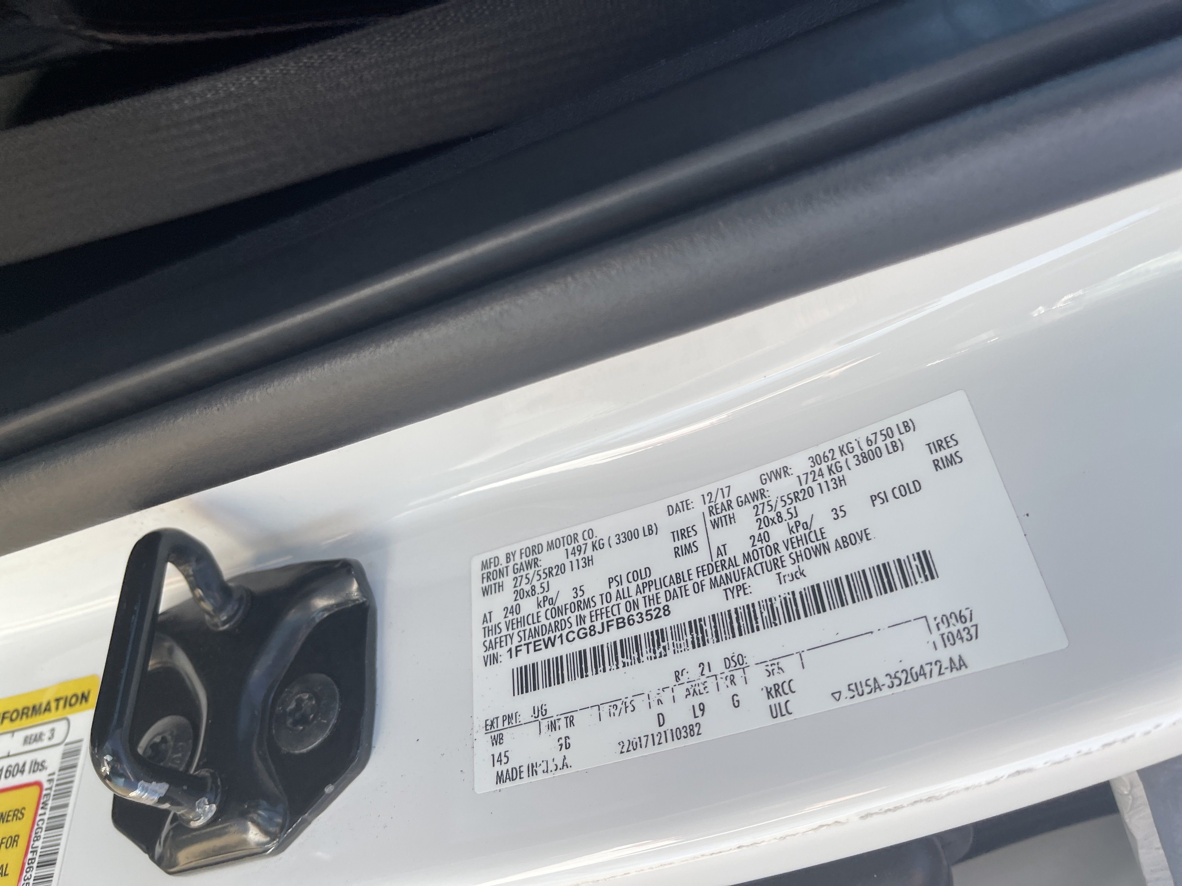 2018 Ford F-150 Platinum