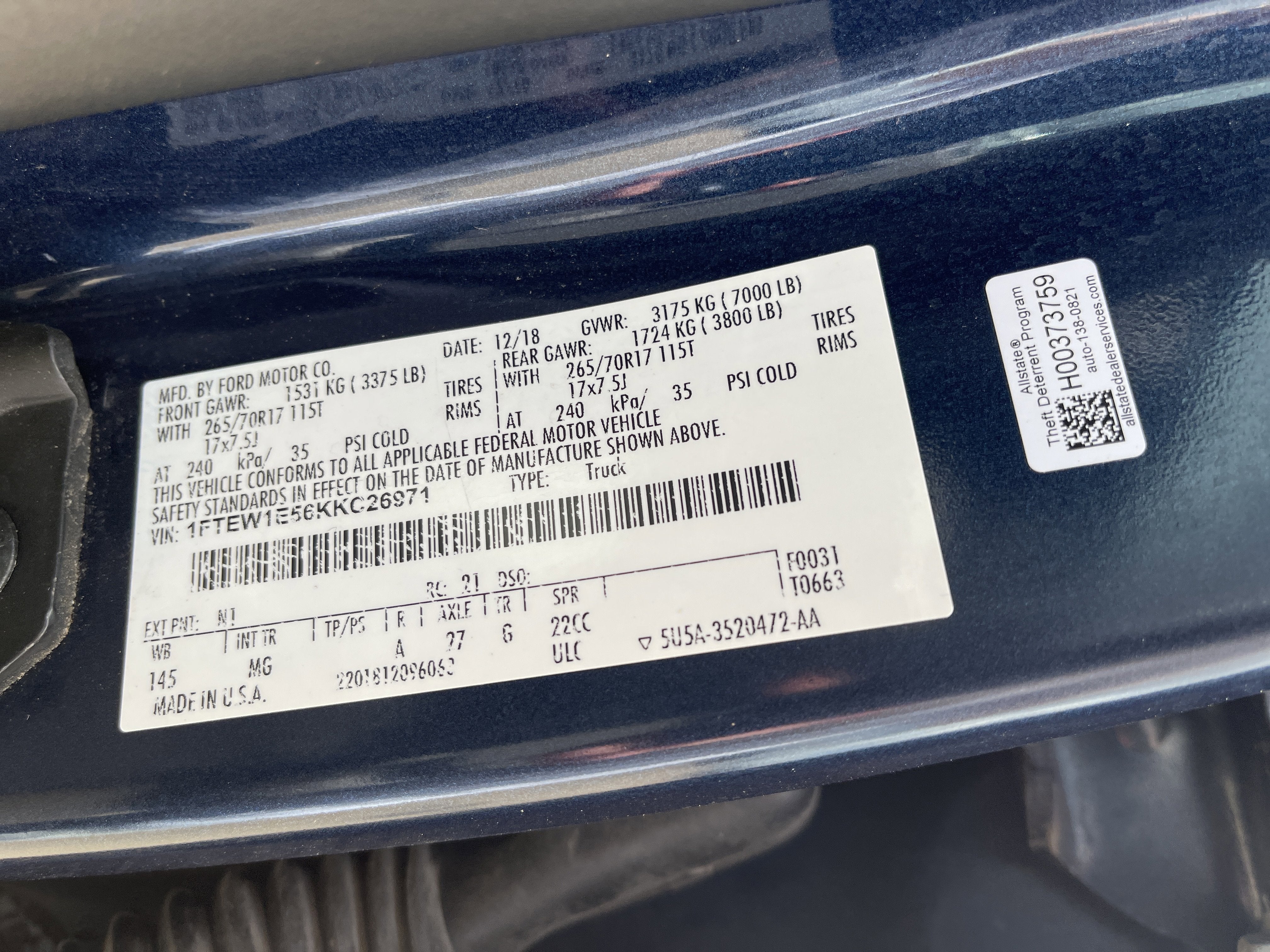 2019 Ford F-150 XLT