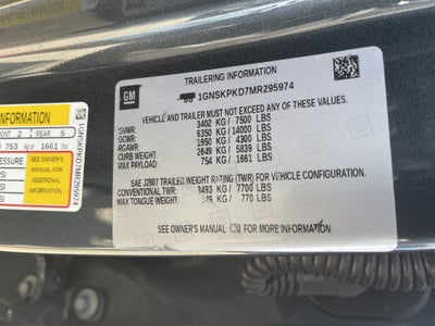 2021 Chevrolet Tahoe Z71