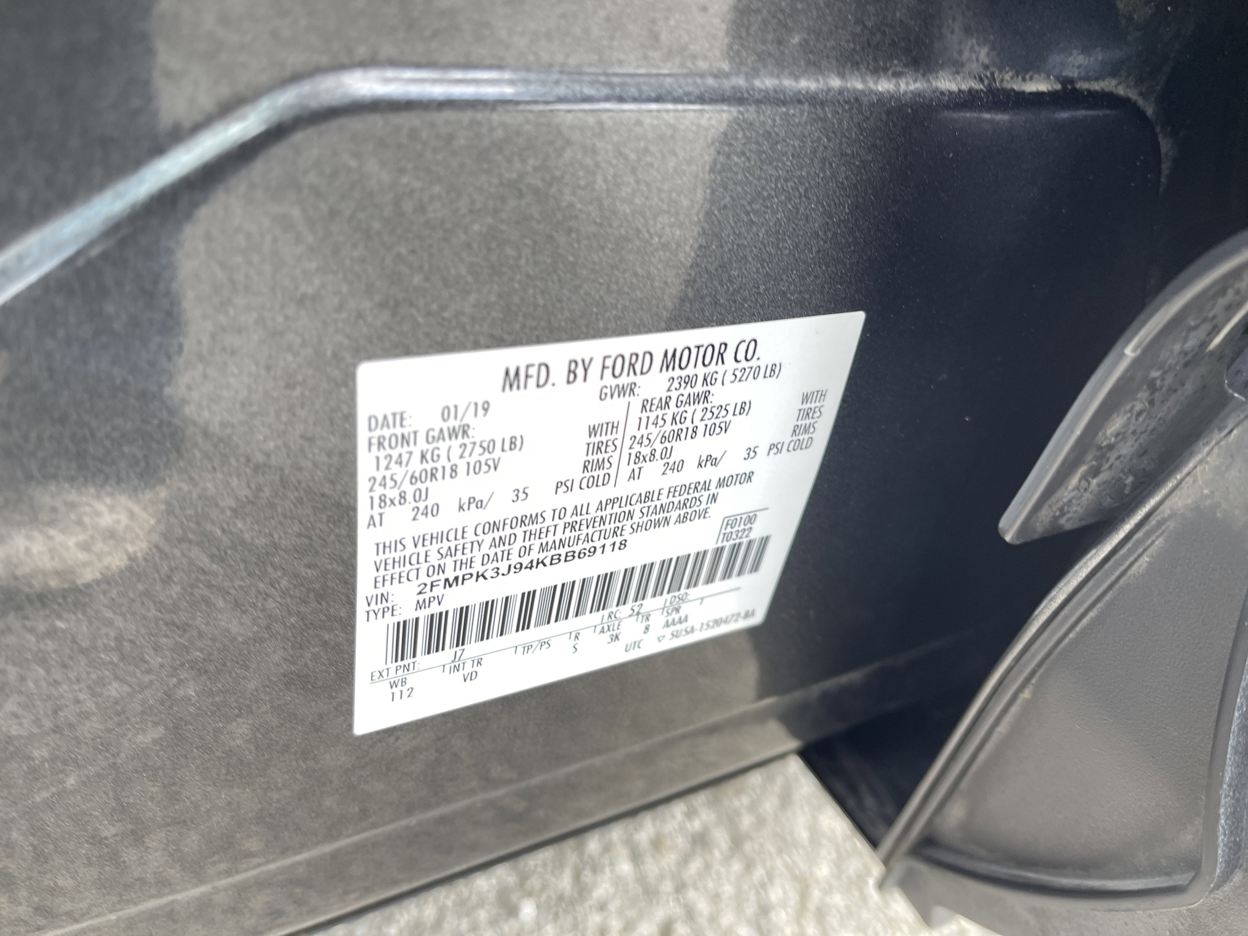 2019 Ford Edge SEL