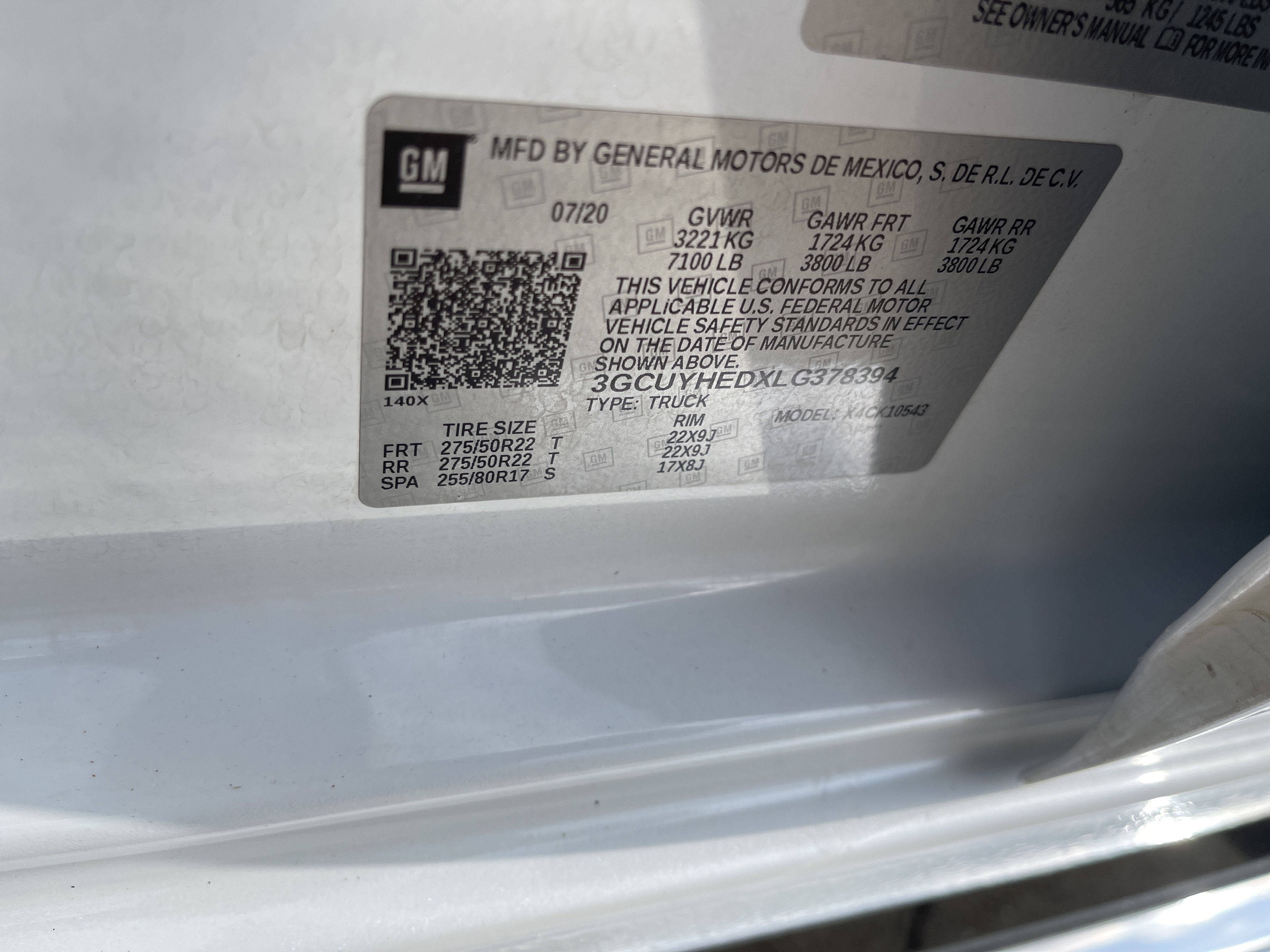 2020 Chevrolet Silverado 1500 High Country