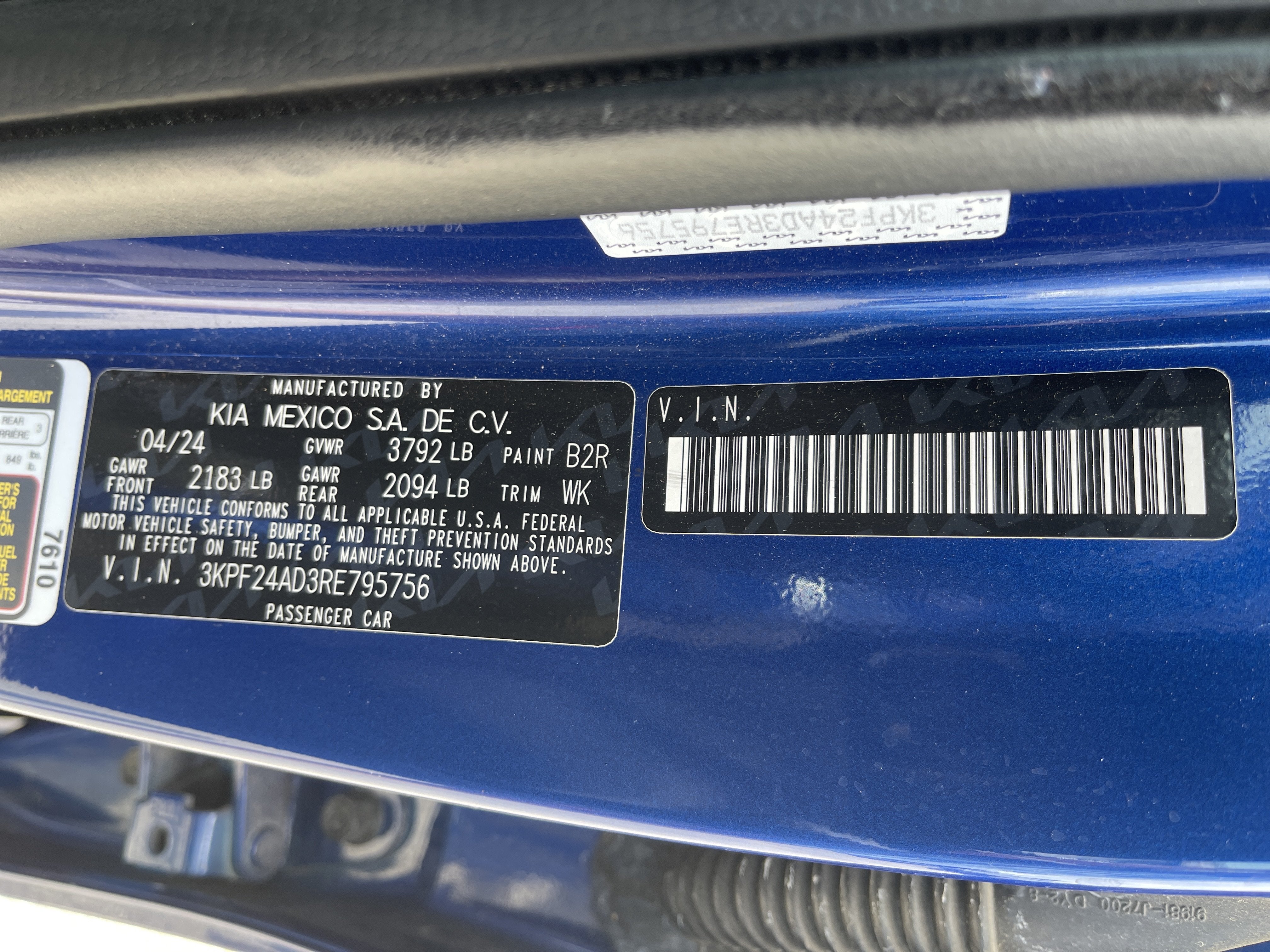 2024 Kia Forte LXS