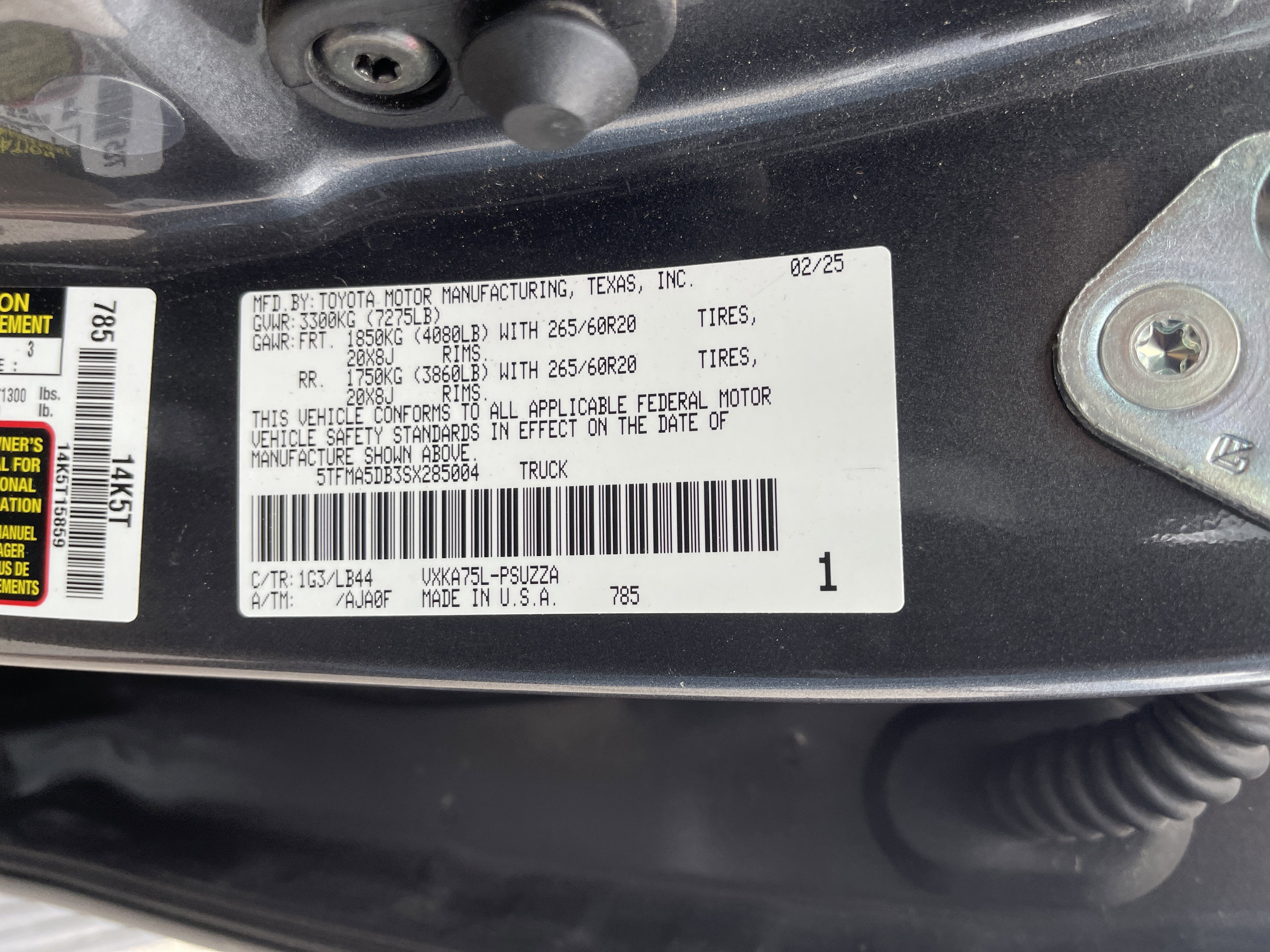 2025 Toyota Tundra 4WD 1794 Edition
