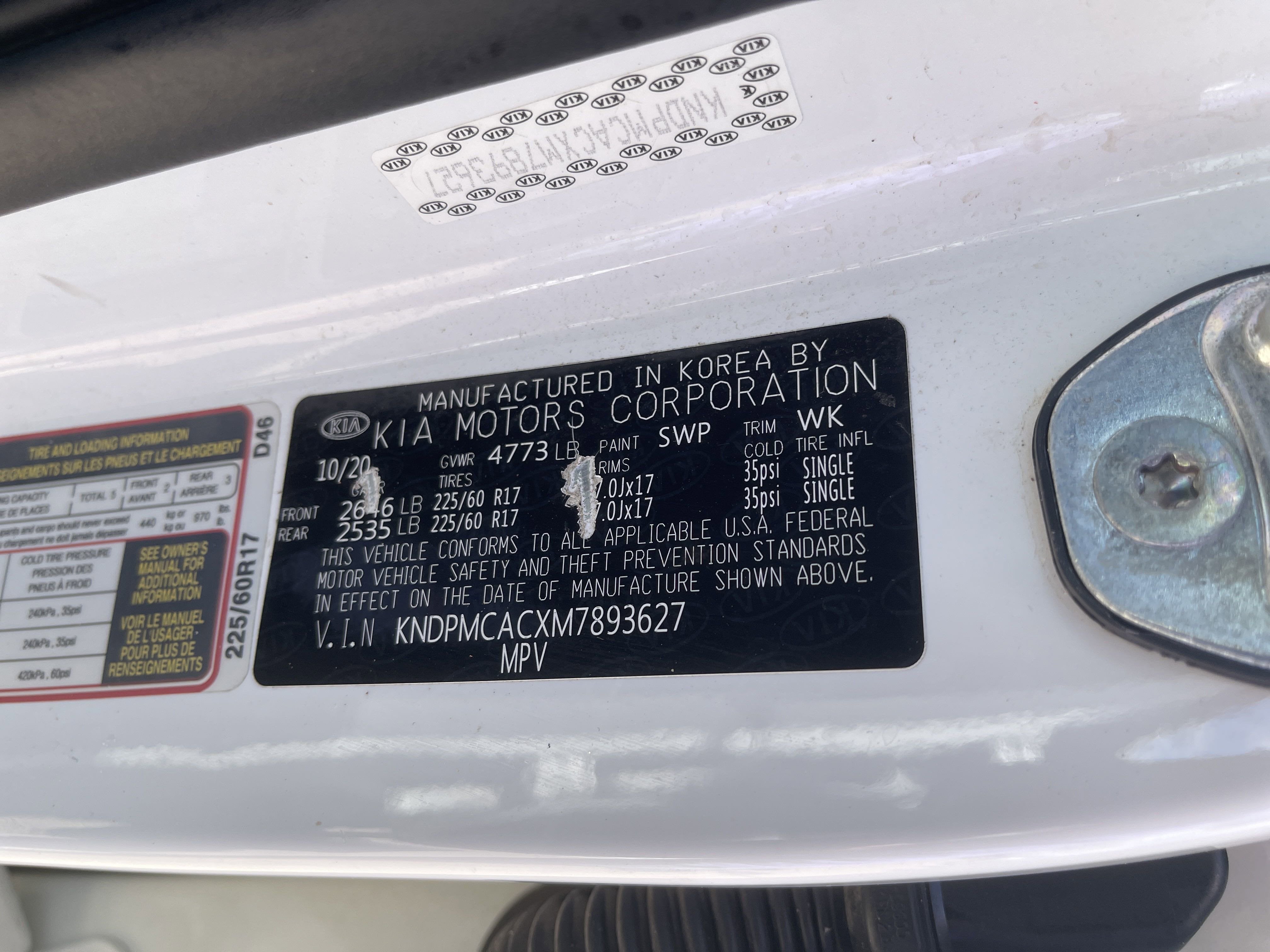 2021 Kia Sportage LX