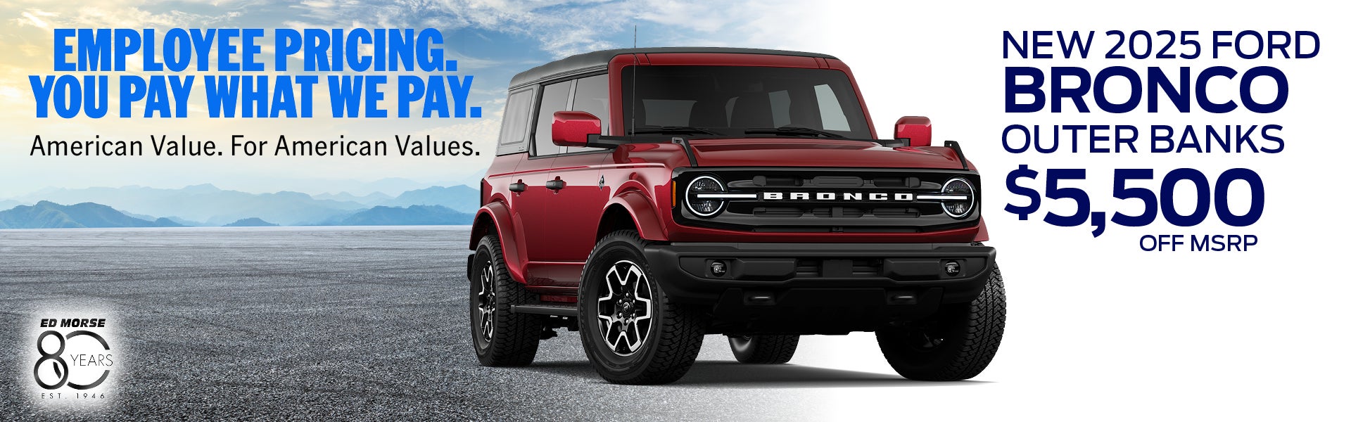 New 2025 Ford Bronco Outer Banks