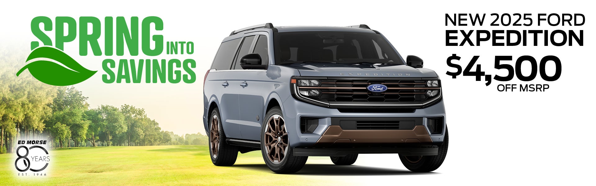 $4,500 off 2025 Ford Expedition