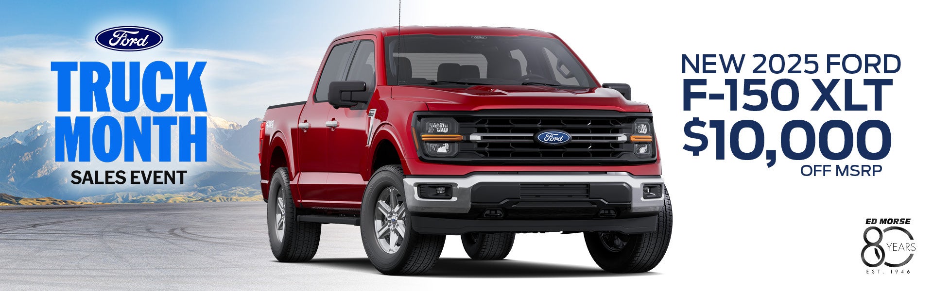  $10,000 off 2025 F-150 XLT