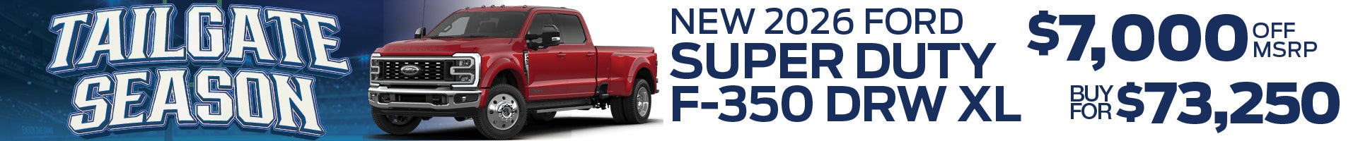 Stk# TEE25507 $80,025 MSRP - $3,500 Dealer Discount - $3,500 Retail Cash + $225 Doc Fee = $73,250 Sales Price. Plus TTL. See dealer for details. Expires 9/30/26.